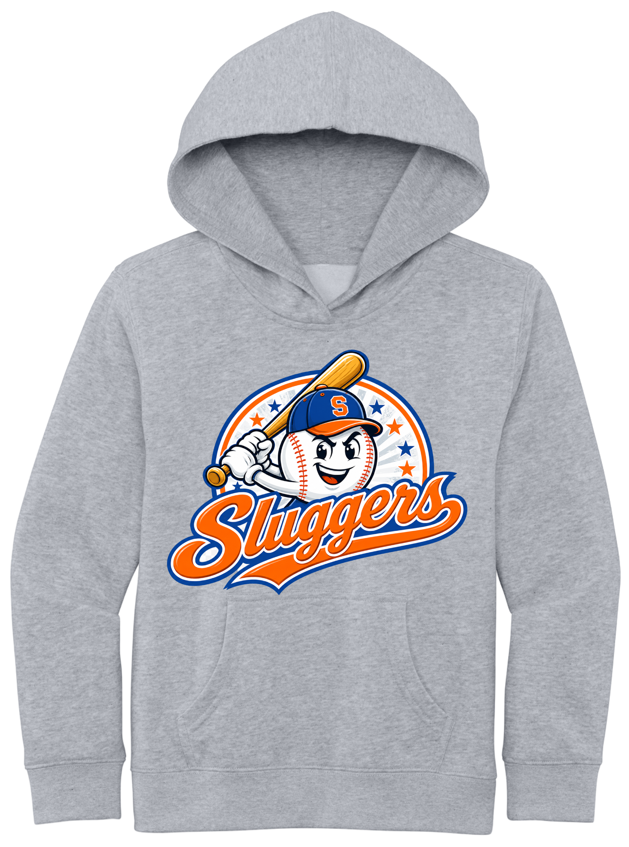 Sluggers 2026 Fall Ball | Solid Grey Hoodie