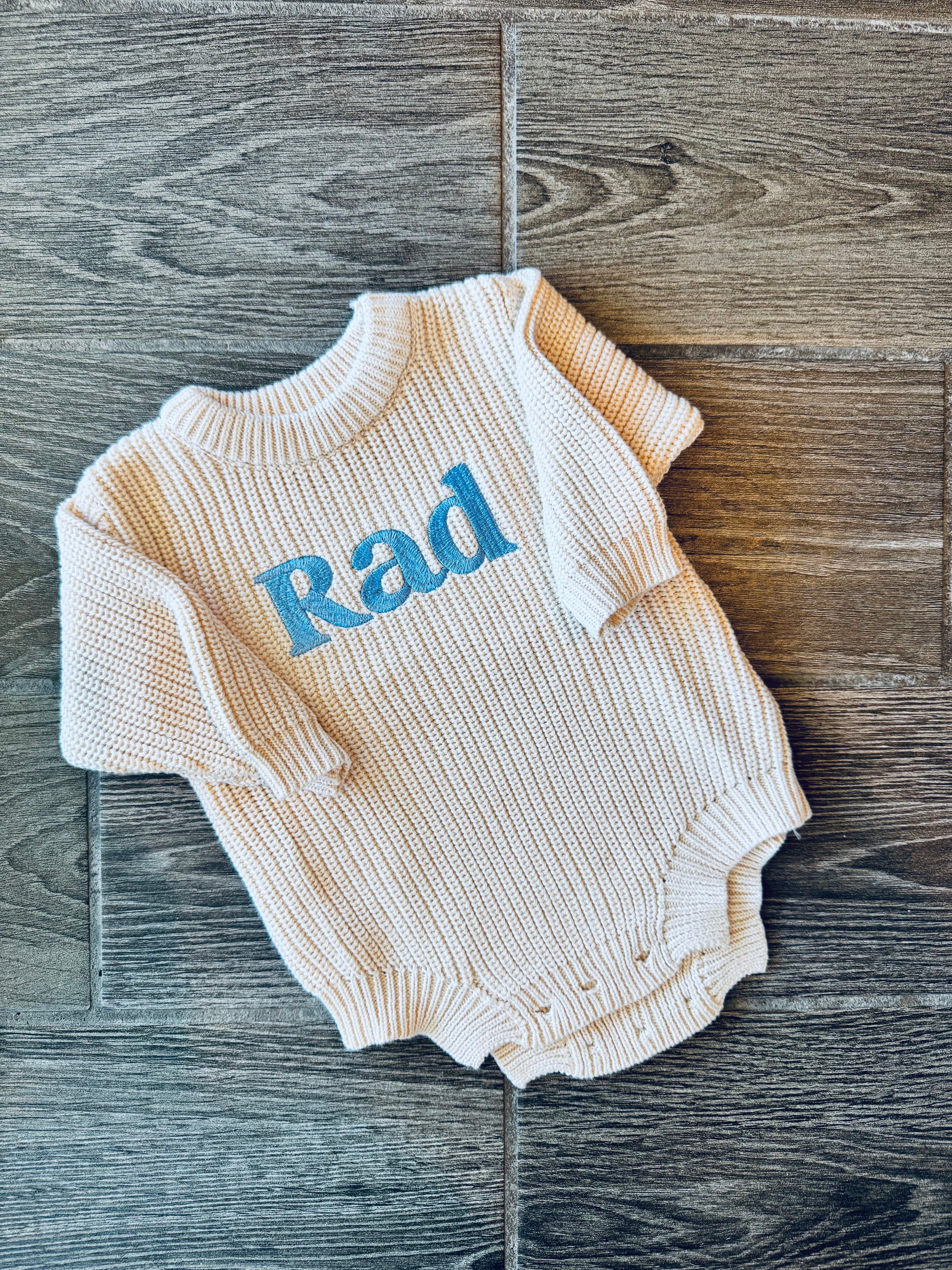Embroidered Infant Romper
