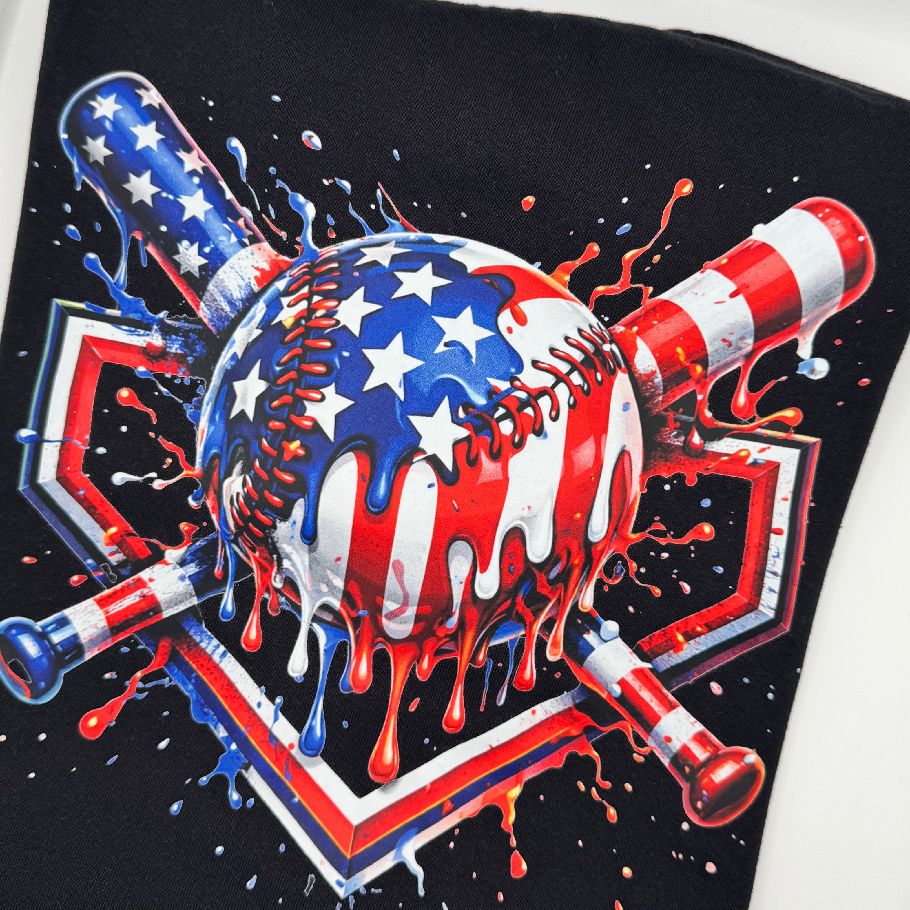American Baseball Drip Tee