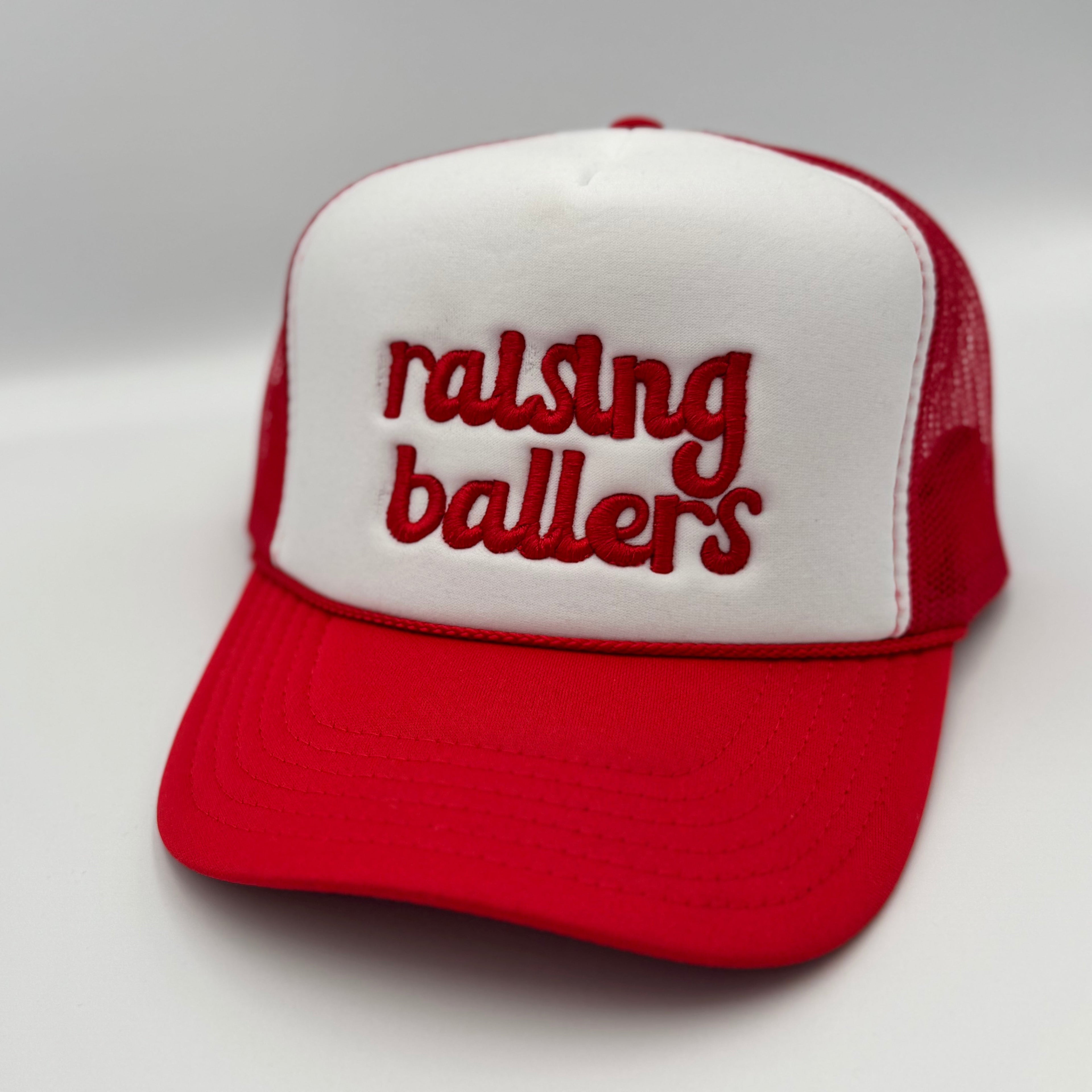 Raising Ballers 3D Embroidered Foam Trucker Snapback