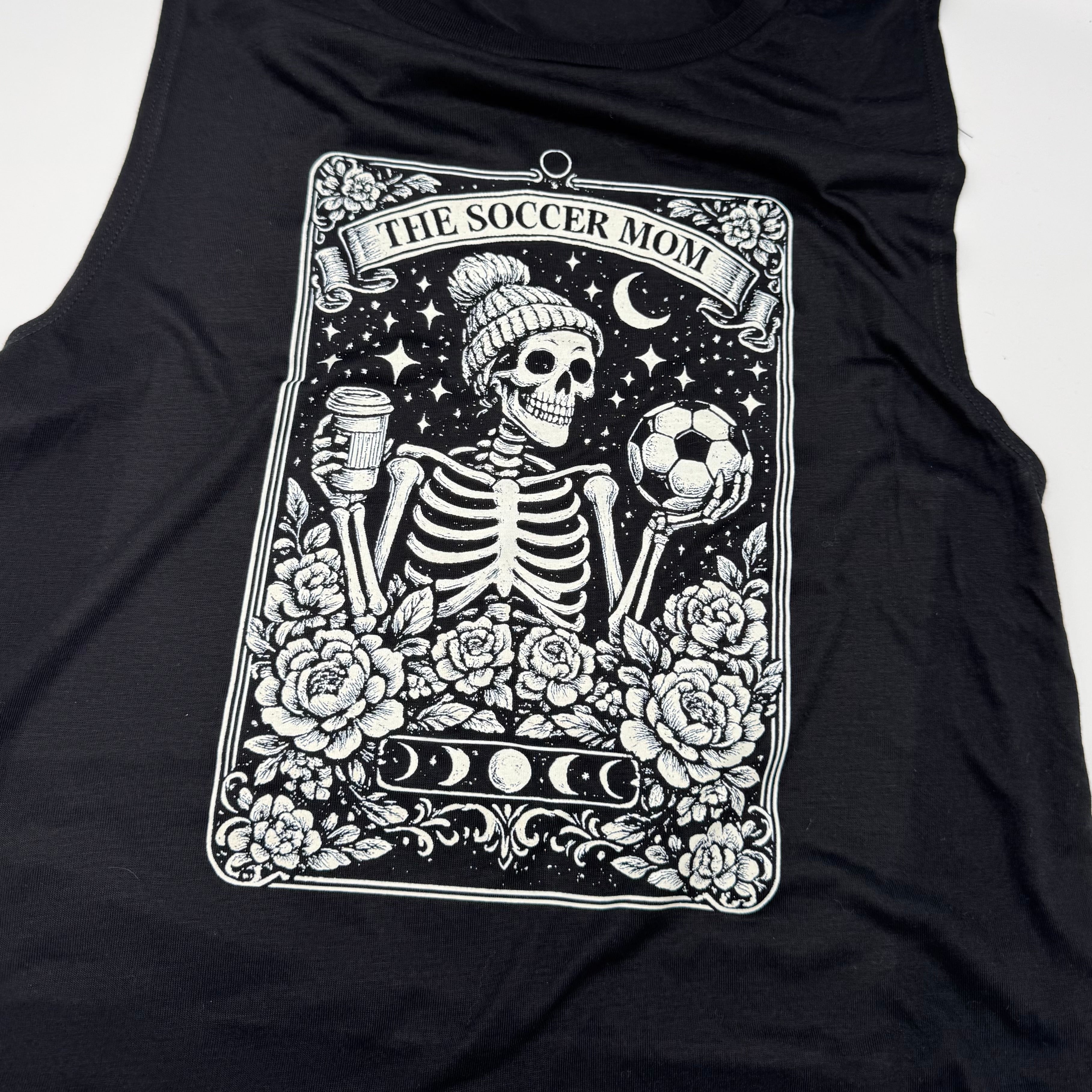 The Soccer Mom Tarot Card women's muscle tank