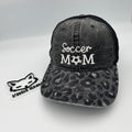 Soccer Mom dad hat with ponytail opening