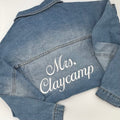 Oversized Bridal Denim Jacket
