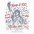 Land Sky Sea Tee