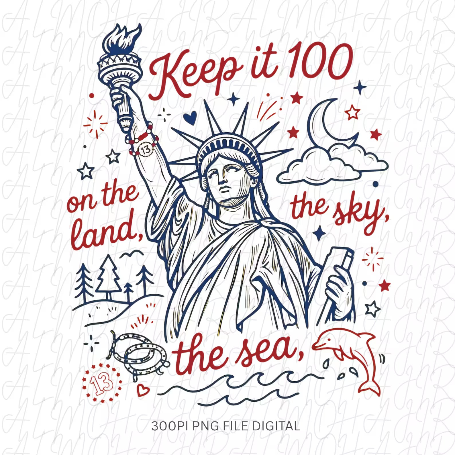 Land Sky Sea Tee