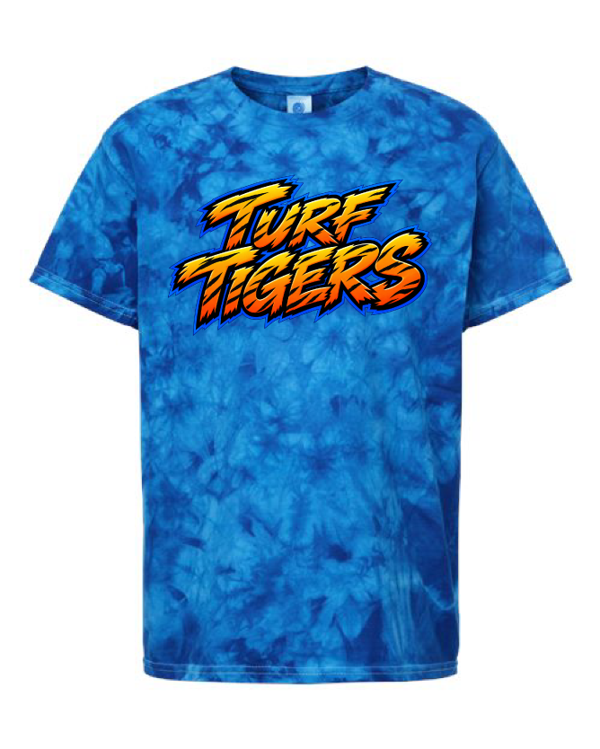 Turf Tigers | Royal Crystal Tie Dye Tee YOUTH