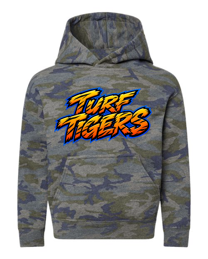 Turf Tigers | Vintage Camo Hoodie YOUTH