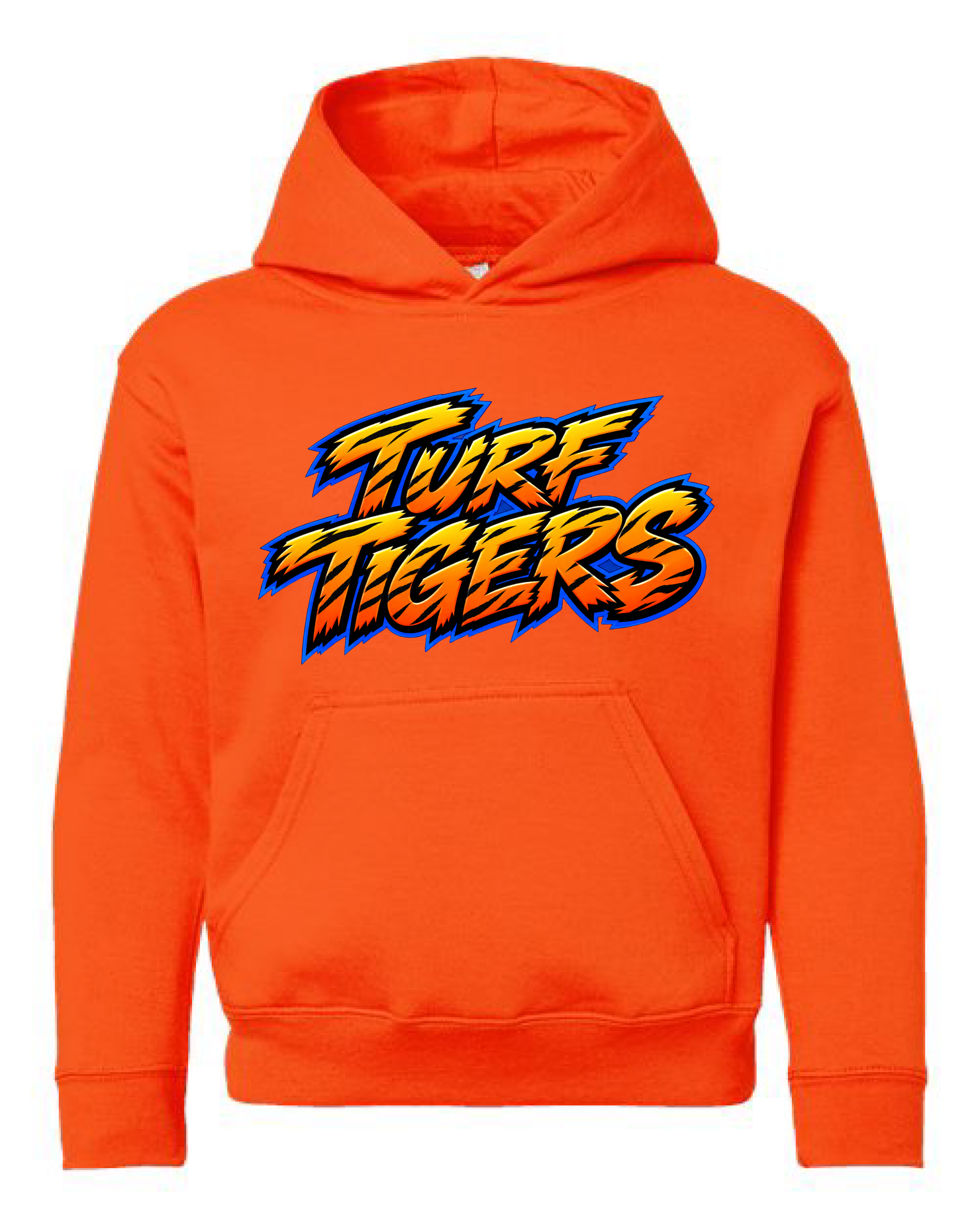 Turf Tigers | Solid Orange Hoodie YOUTH
