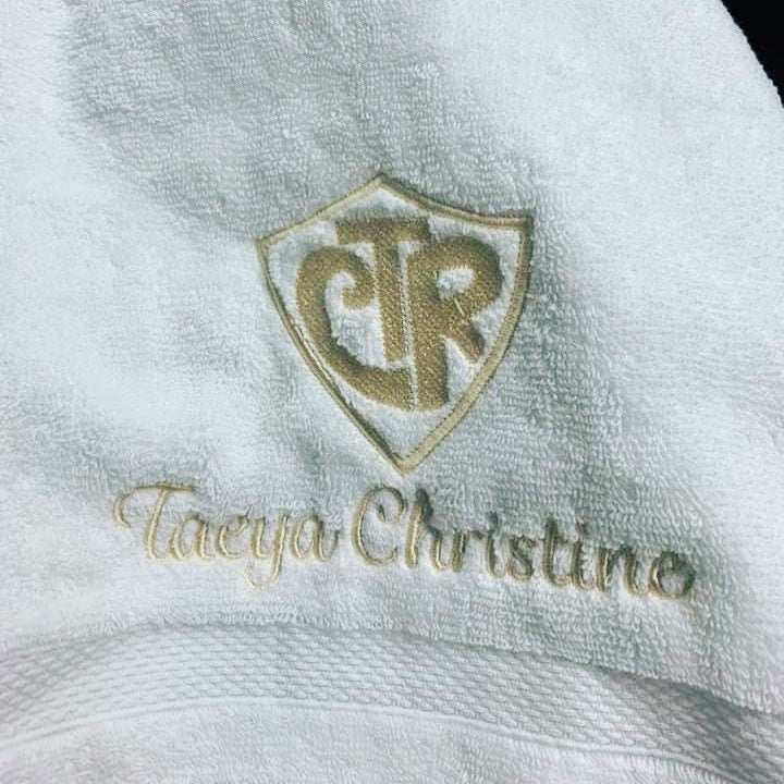 Embroidered CTR Towel for baptism, LDS Gift