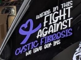 Cystic Fibrosis Window Decal, Fight Against CF, We're in this fight!